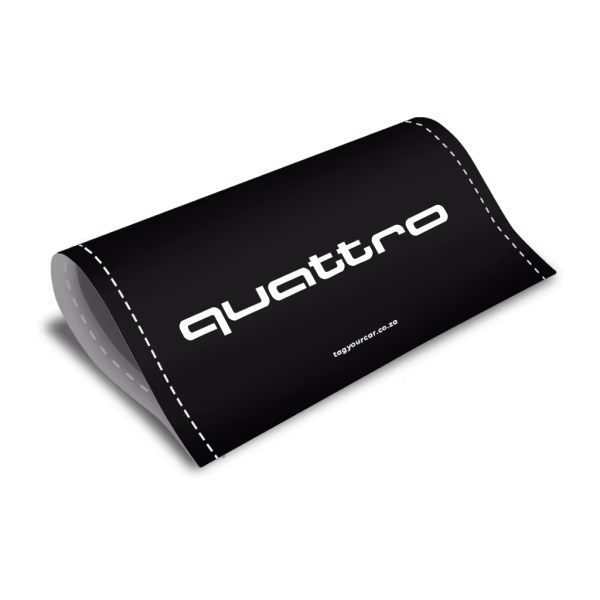 Tag Your Car - Audi quattro - front - car tag