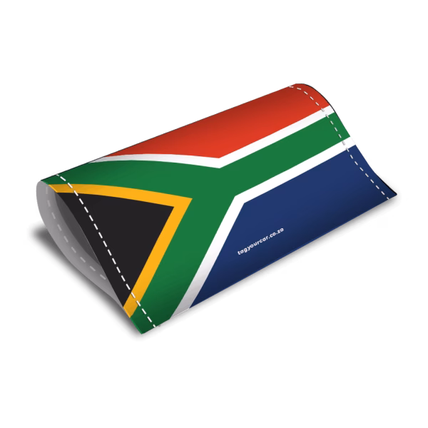 Tag Your Car - South Africa flag - car tag