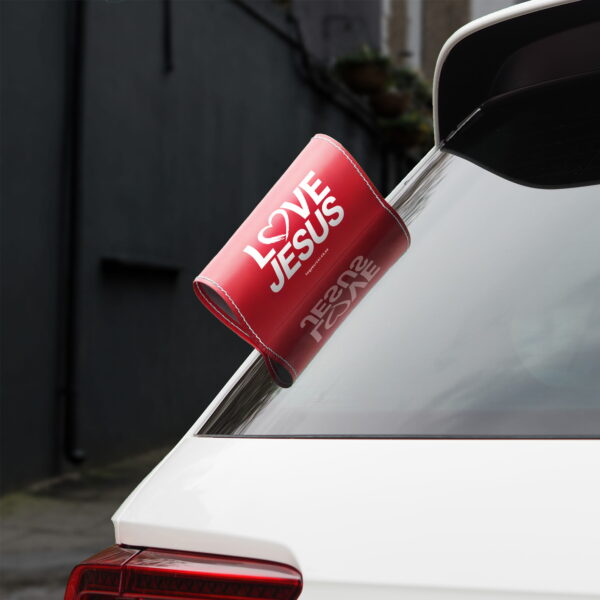 Car Tags Love Jesus Tag Your Car BG