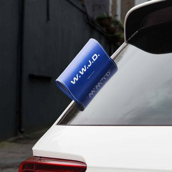 Car Tags WWJD Tag Your Car BG